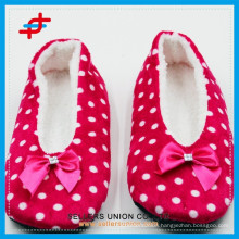 custom dot indoor home shoes slippers manufacturer